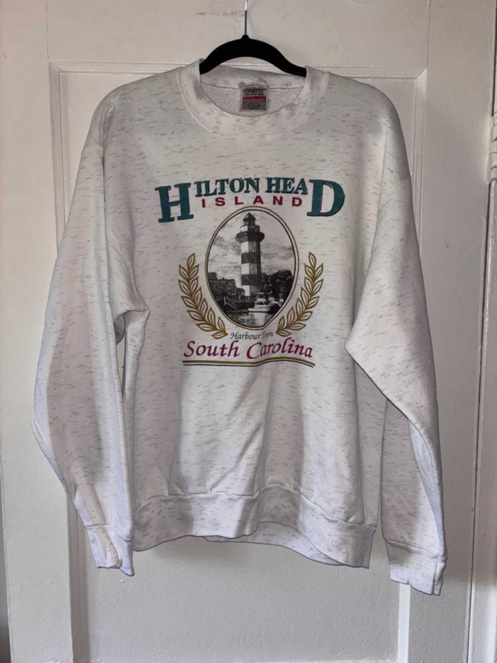 Vintage 90s Hilton Head South Carolina Crewneck Sweatshirt XL Beach Coast *Read